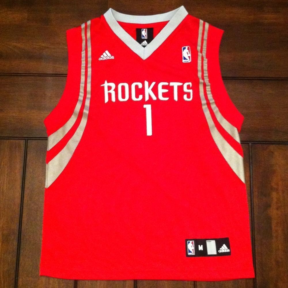 NBA Basketball Houston Rockets Tracy McGrady Adidas Jersey Youth 