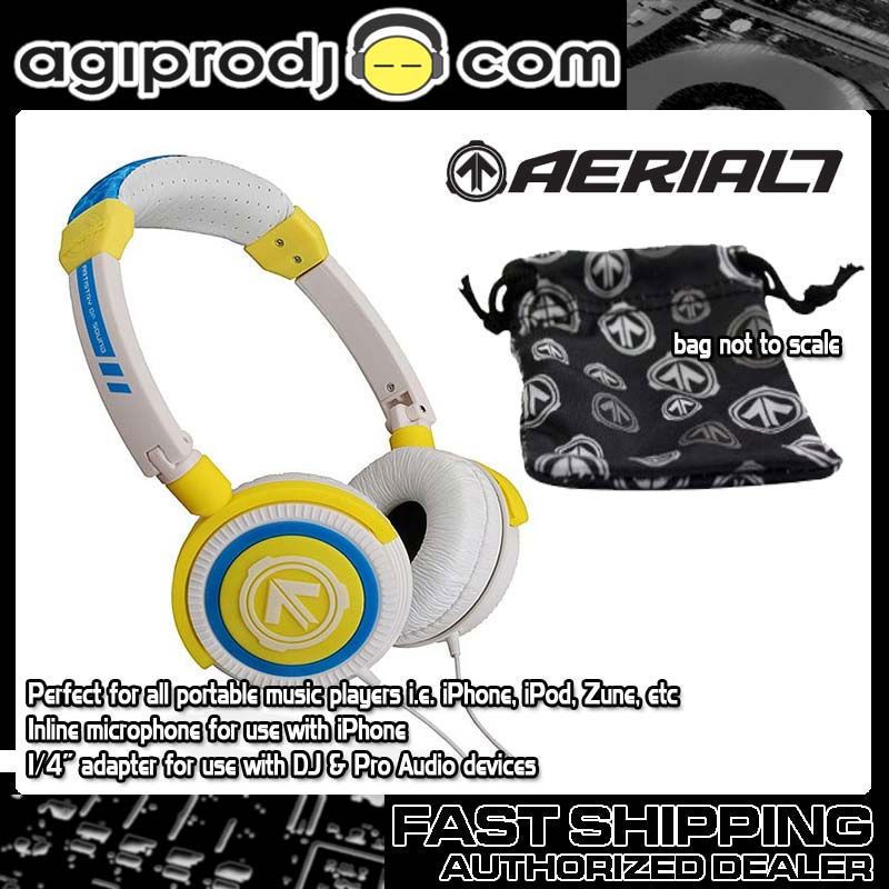 AERIAL7 PHOENIX Headphones CITRON DJ iPod iPhone