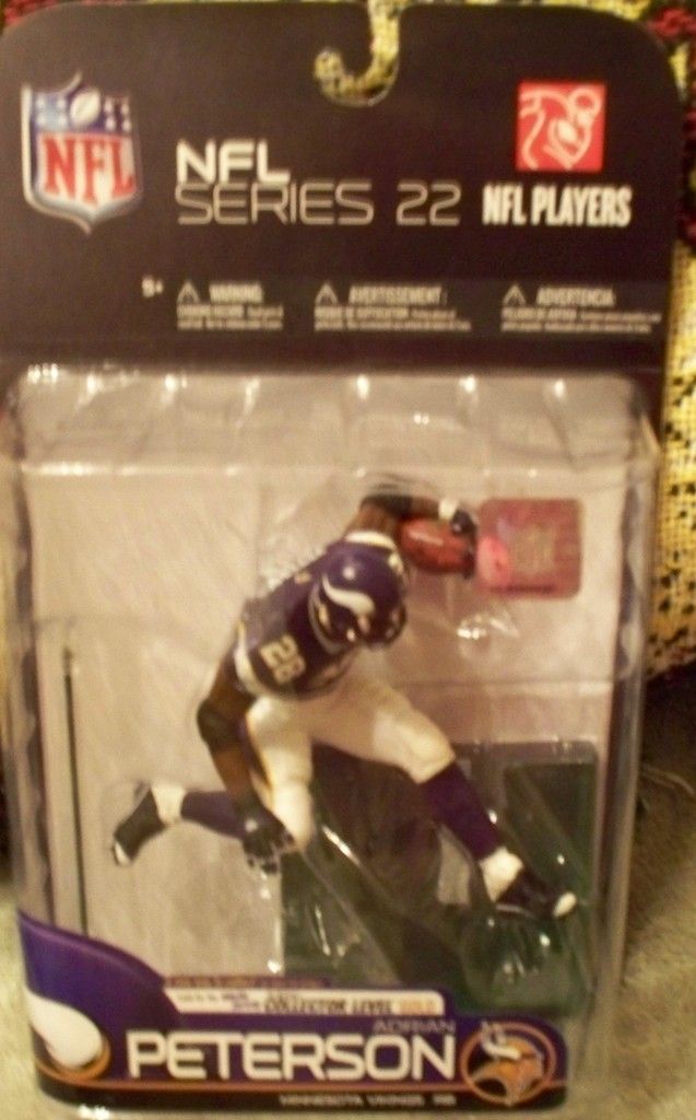 Adrian Peterson 2009 McFarlane Figure NFL Series 22 Vikings