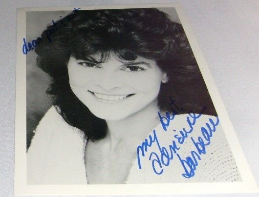 ADRIENNE BARBEAU 7X5 SIGNED ( GREASE  MAUDE CARNIVALE )