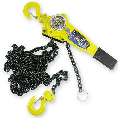 TON RATCHETING LEVER BLOCK CHAIN HOIST COME ALONG