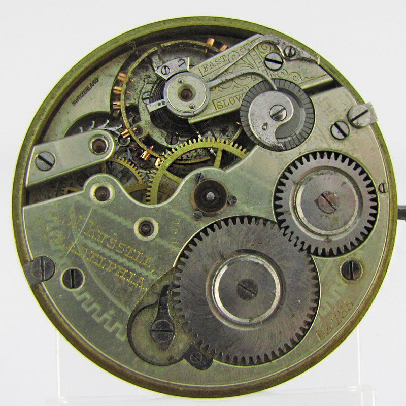 Agassiz Snail Regulator ¾ Layout Pocket Watch Movement 44 5mm Runs 