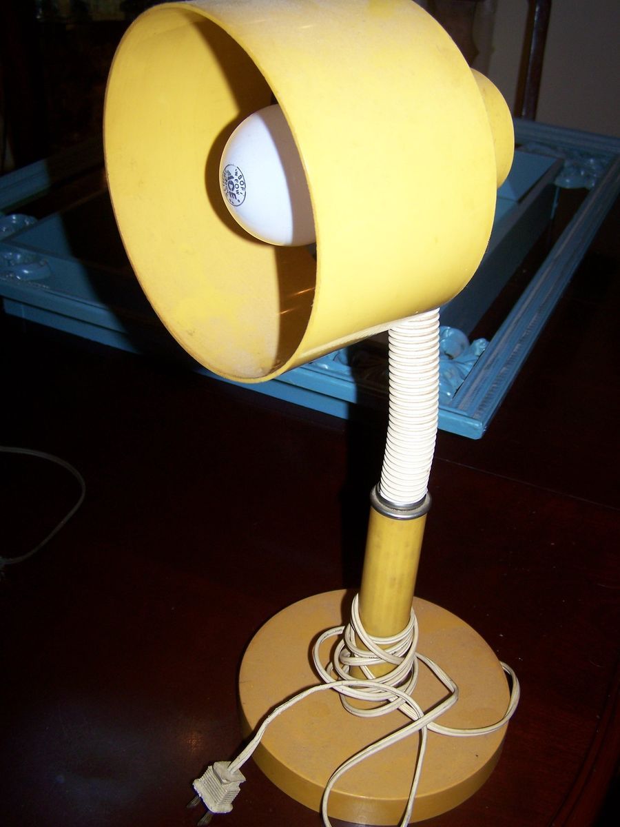 70S VINTAGE RETRO C.N.BURMAN LAMP~PANTON ~ MID CENTURY~EAMES ERA~GOLD 