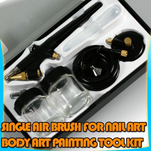 Single Action Airbrush Sprayer Gun Painting Set G125