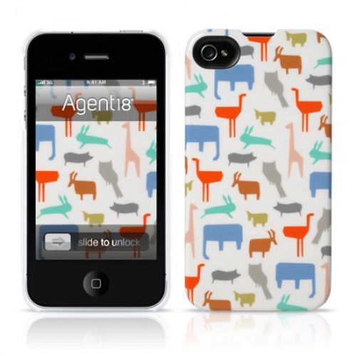 Agent18 SlimShield Limited Hard Case for iPhone 4 & 4S   Zoo