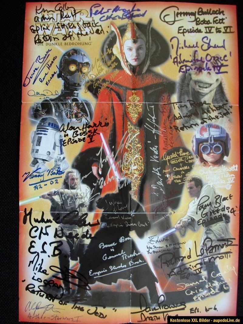 Signed Star Wars Soundtrack   35 authentic autographs Daniels, Prowse 