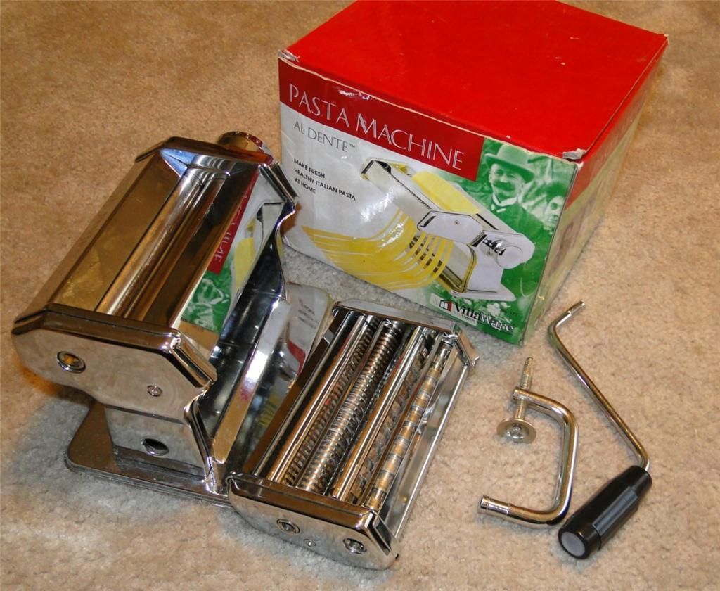 Villaware Al Dente Metal Pasta Machine Made in Italy