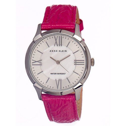 squaretrae ap6 0 a ak anne klein 10 9925mpma leather ladies watch 