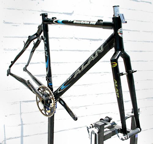 Alan Carbon x40 Cyclocross Frame Set w FSA Crank 54cm