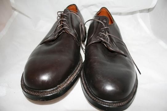 alden for jcrew plain toe bluchers 11 brown $ 425