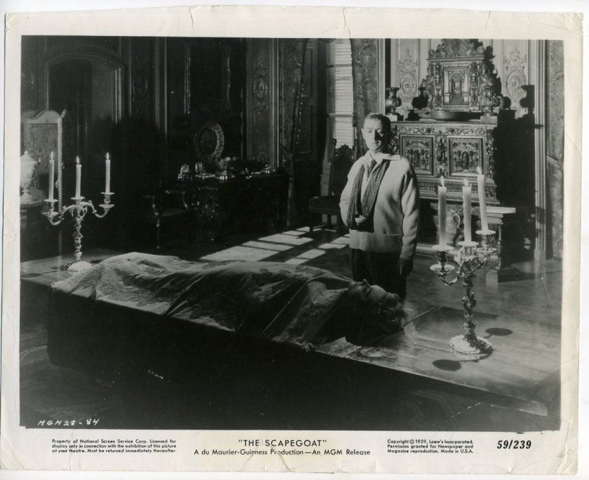 Still Alec Guinness Bette Davis The Scapegoat 1959