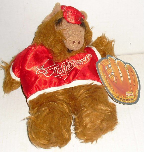 ALF Plush Puppet Doll Baseball Player 10 Burger King