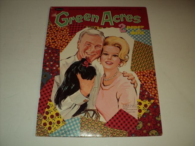 GREEN ACRES PAPER DOLLS EVA GABOR EDDY ALBERT