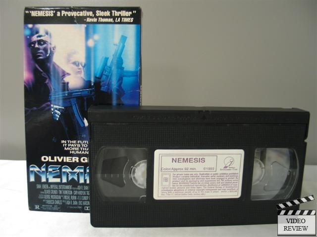 Nemesis VHS 1992 Olivier Gruner Albert Pyun 022389181330