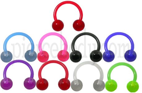 Wholesale 20pcs 14g N 16g Bioflex Circular Barbell CBB