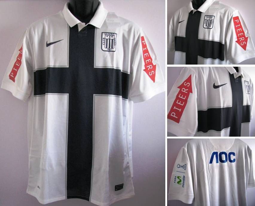 New Nike Peru Alianza Lima 2012 Soccer Jersey Nueva Camiseta Polo 