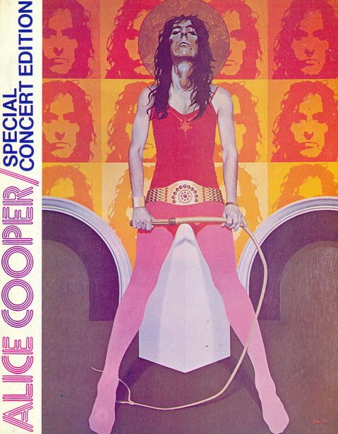 Alice Cooper 1973 Billion $ Dollar Babies Tour Concert Program Book 