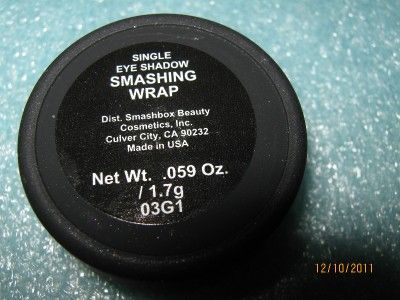 New Neutral Smashbox Single Eyeshadow Smashing Wrap Tan Shimmer 