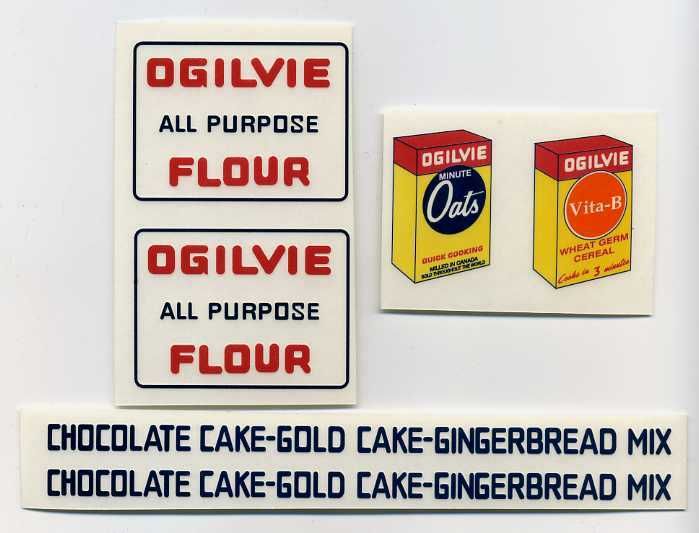 Lincoln Toys Ogilvie All Purpose Flour Decal Set
