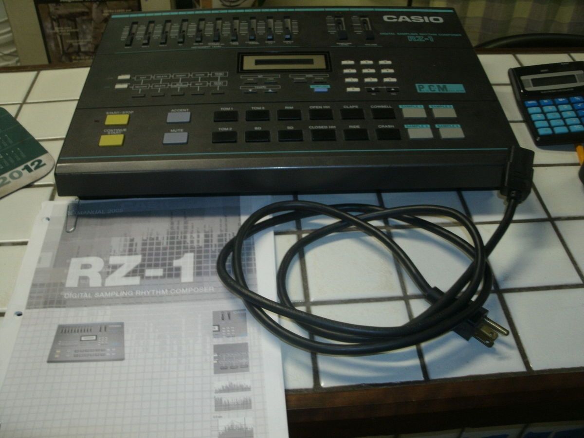 Casio RZ 1 Digital Sampling Rhythm Composer Drum Machine