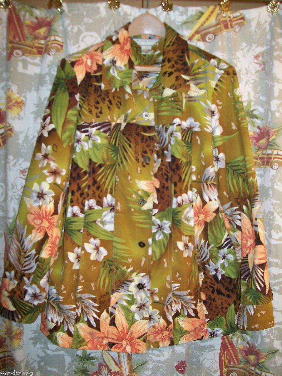 Allison Daley II Jacket Blazer Aloha Size 18 W NOS New Church Office 