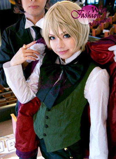 Black Butler Alois Trancy Short Blonde Cosplay Wig