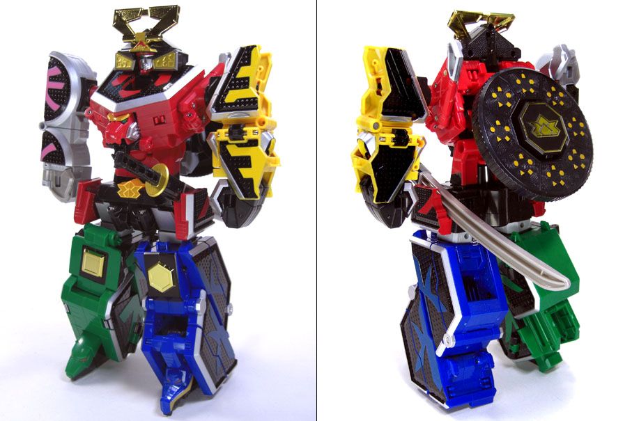 Power Rangers Samurai Sentai Shinkenger DX Shinken Oh Super Megazord 