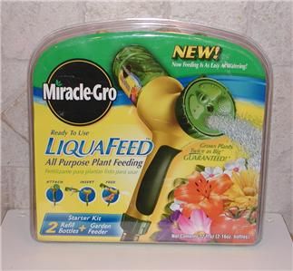 miracle gro liquafeed hose feeder bottles fertilizer