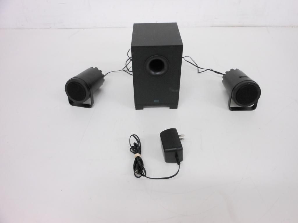 Altec Lansing BXR1221 2 1 Speaker System Black Read Desc