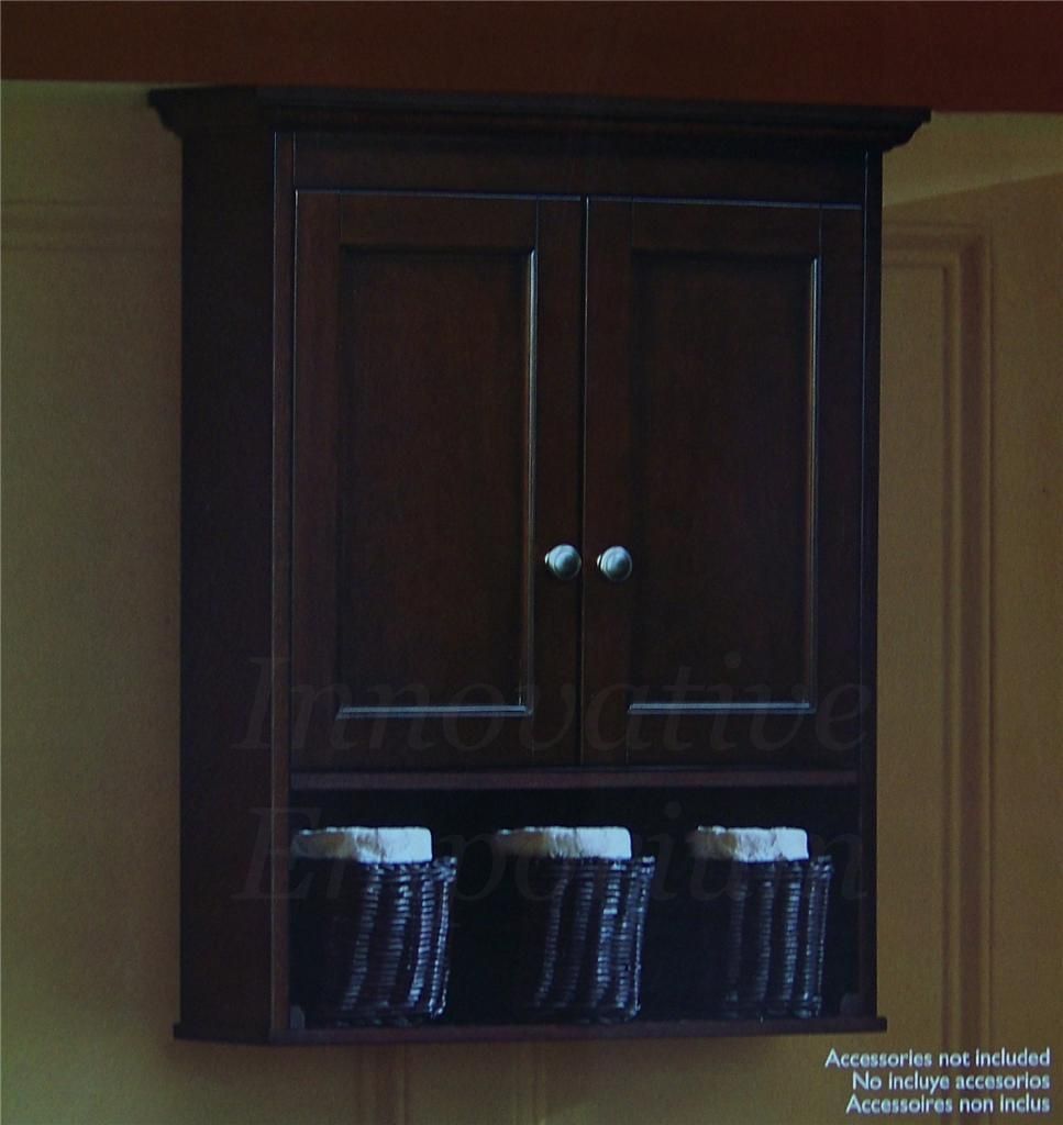 Allen Roth Medicine 23 Cabinet Storage Java Expresso Bathroom Surface 