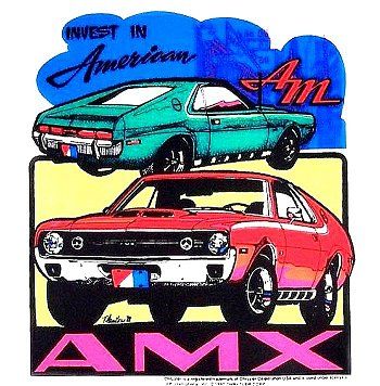 1970 American Motors Javelin AMX T Shirt Tee CC36
