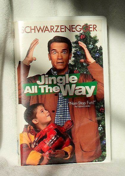 JINGLE ALL THE WAY Arnold Schwarzenegger   James Belushi   Sinbad VHS 