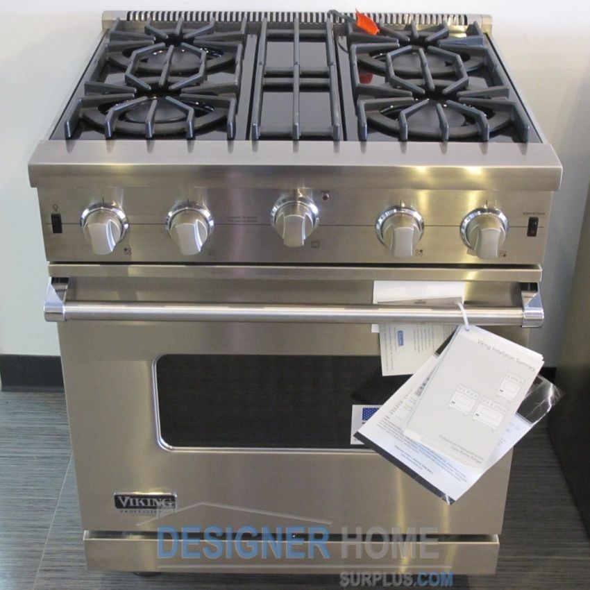 Viking VGIC5304BSS 30 Custom Freestanding Gas Range