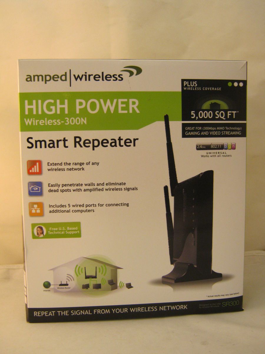 Amped Wireless High Power Wireless N Smart Repeater and Range Extender 