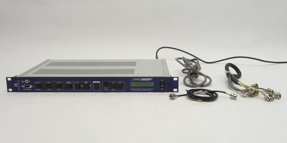 Analog Way Smart s Cut 2 Seamless High Res Audio Video Computer 