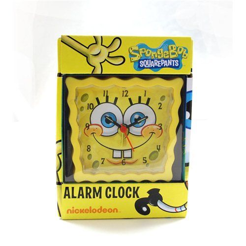 Spongebob Squarepants Analogue Yellow Alarm Clock