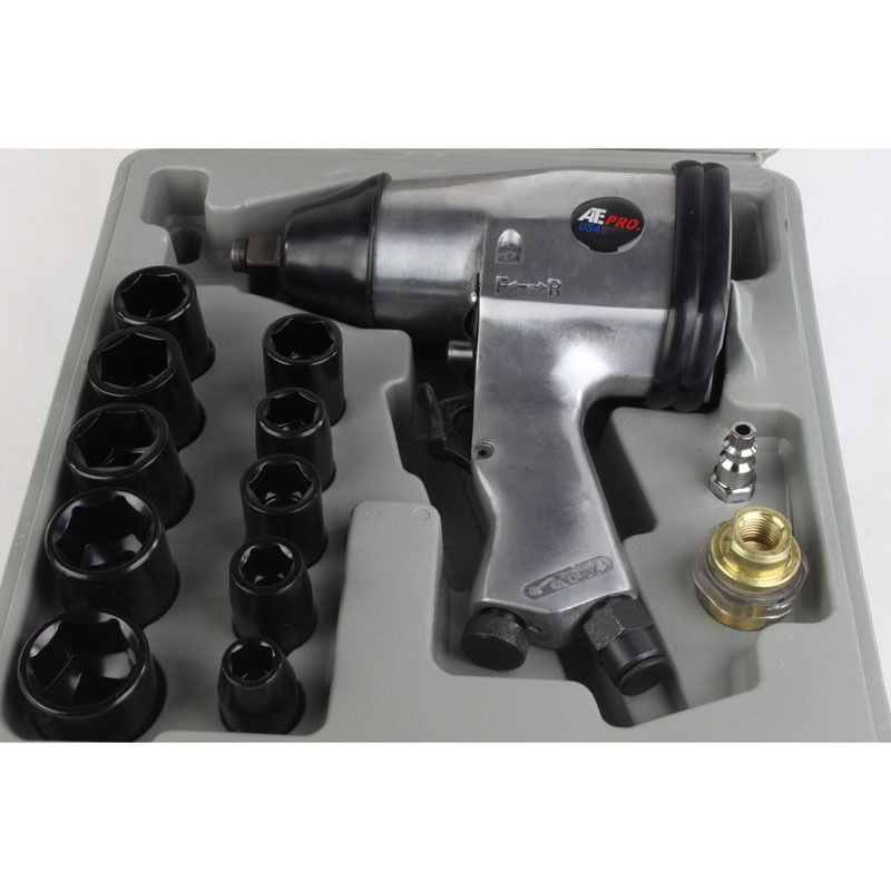 American Tool 1 2 Air Impact Wrench Kit Tools Auto Vehicle Repair Shop 