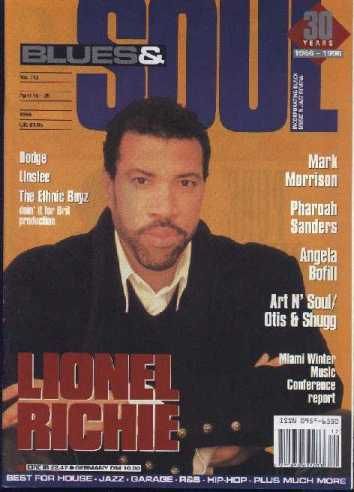 Prince Lionel Richie Mark Morrison Angela Bofill Blues Soul April 1996 