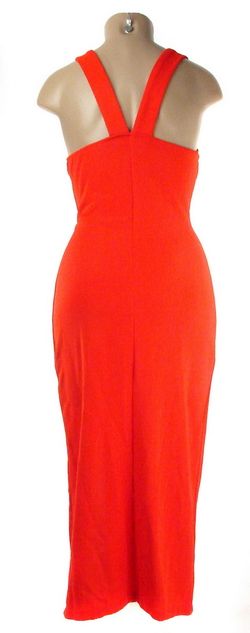 Andre Van Pier Red Couture Cocktail Dress Small