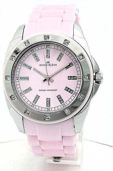 Anne Klein 10 9179PKPK Watch Ladies Pink Plastic Band