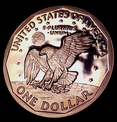 1981 s Anthony Dollar Gem Proof Cameo RARE Type 2 Clear s Mint Mark 