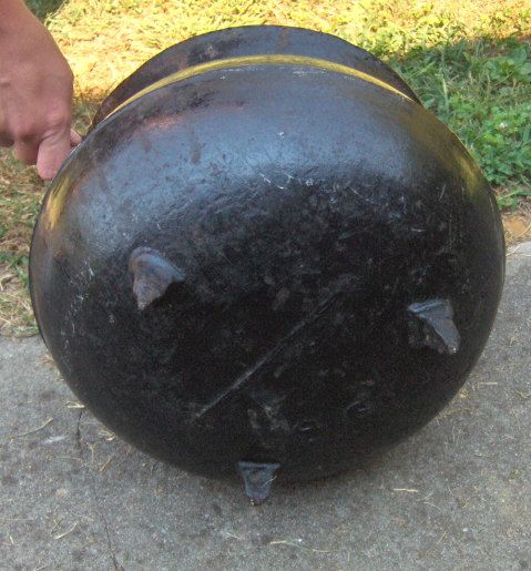 Large Antique Cast Iron Kettle Cauldron Gypsy Pot Marked 8 G Cast Iron 