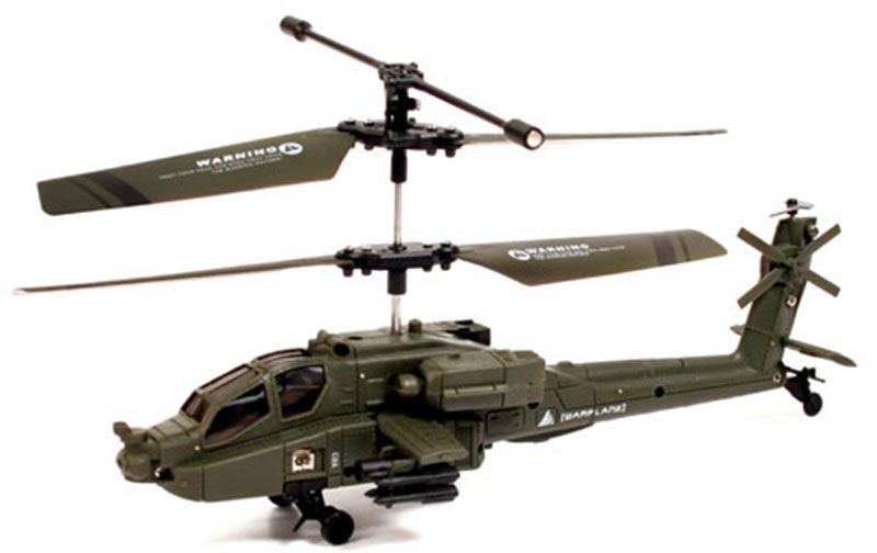 New Venom Co Axial Apache 3CH RTF RC Heli Ships Free