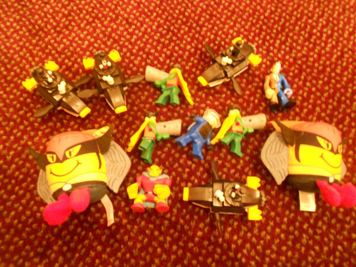 Lego Batman Mcdonalds Happy Meal Mixed Action Figure Lot + Hawkgirl 