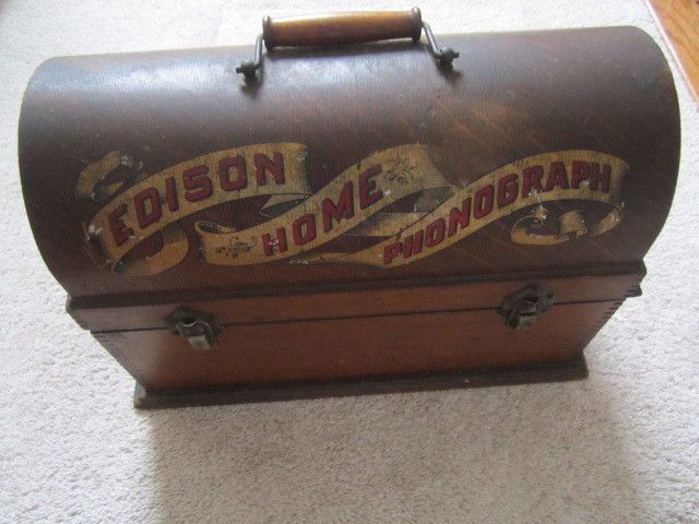 Antique Edison Home Phonograph Cylinder Player Record Player