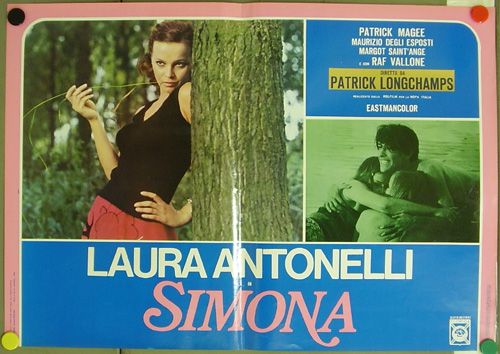 simona laura antonelli sexy great rare original italian photubusta 