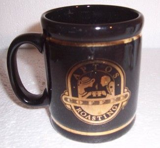 santa cruz aptos roasting coffee large black mug