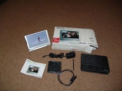 Archos 705 Wi Fi Touchscreen Mobile DVR 160GB Works Great