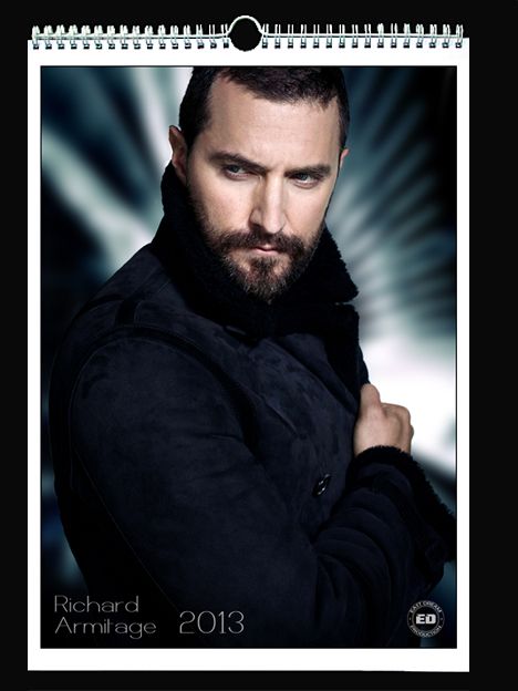 Richard Armitage 2013 Wall Holiday Calendar Strike Back