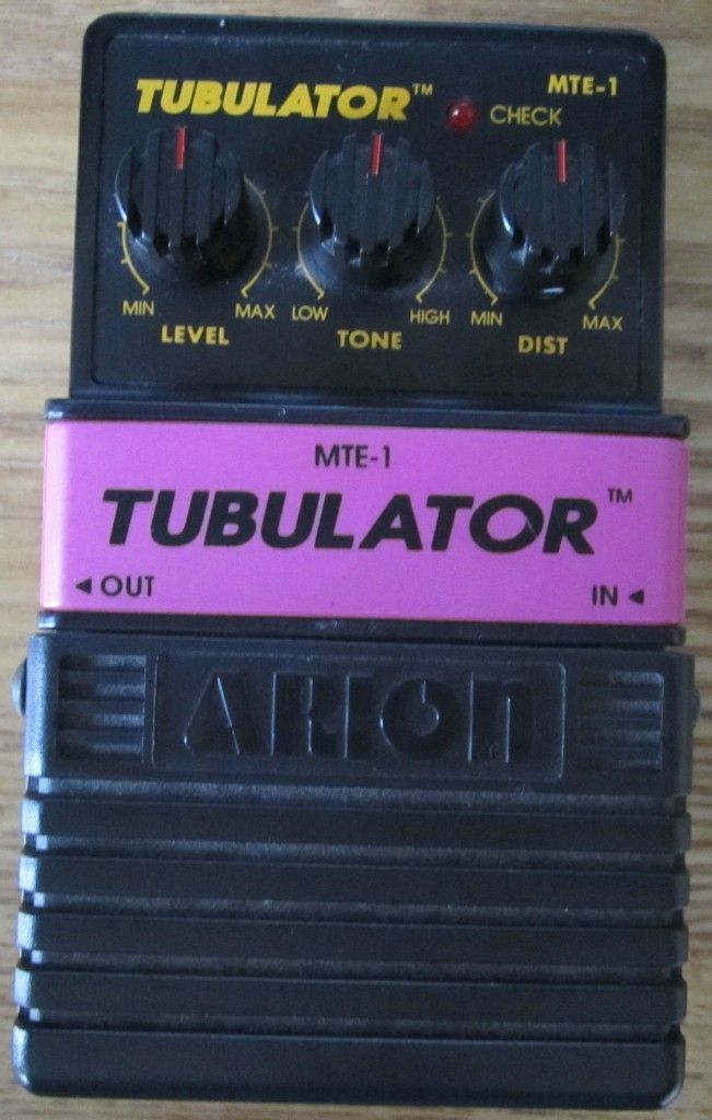 Arion MTE 1 Tubulator Distortion Guitar Effect Pedal